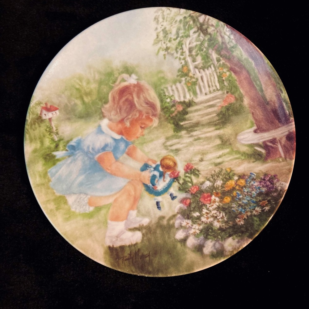 "Stop and Smell the Roses" Collectible Plate